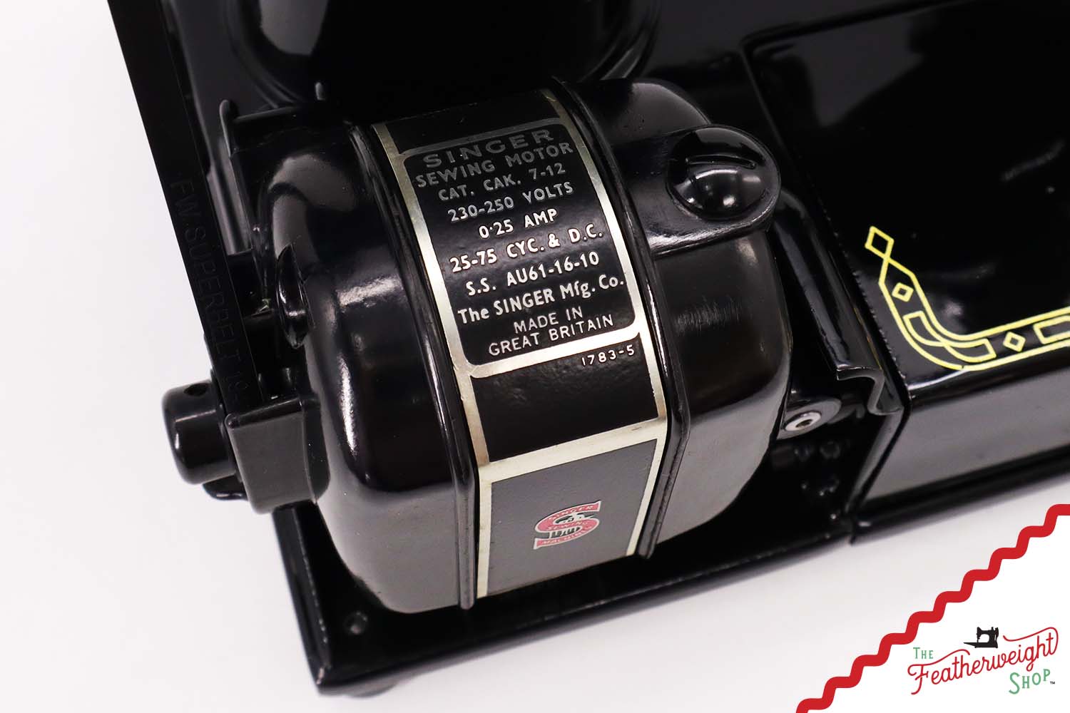 Singer Featherweight 222K Sewing Machine, Red 'S' - ER0235** - 1960