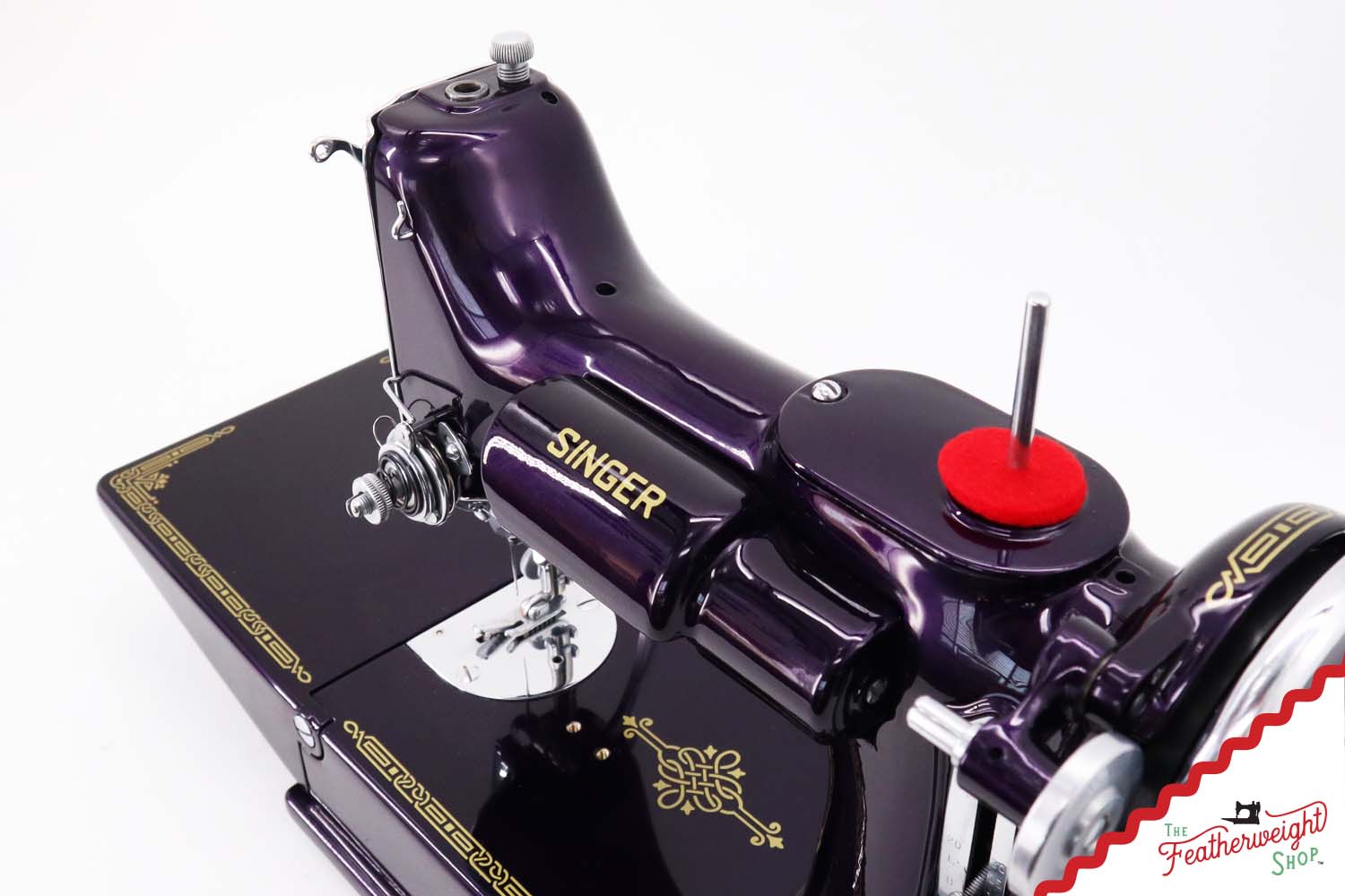 Singer Featherweight 221, AE0607** - Fully Restored in Black Iris