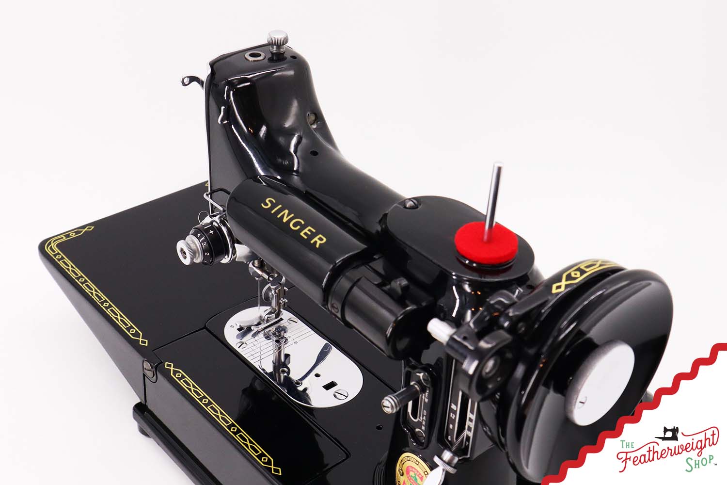 Singer Featherweight 222K Sewing Machine, Red 'S' - ER0235** - 1960