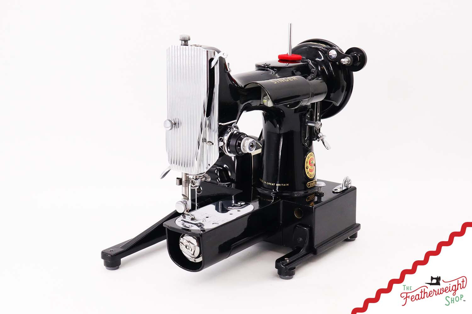 Singer Featherweight 222K Sewing Machine, Red 'S' - ER0235** - 1960