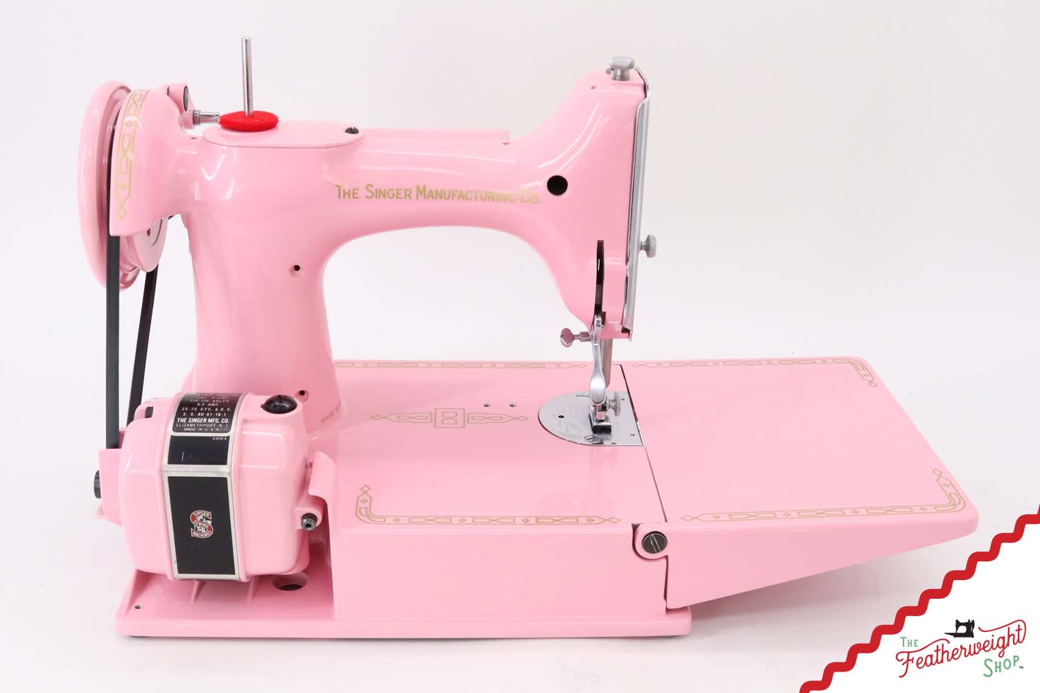 Singer Featherweight 221K, Red 'S', ES2397** - Fully Restored in Rosy Posy Pink