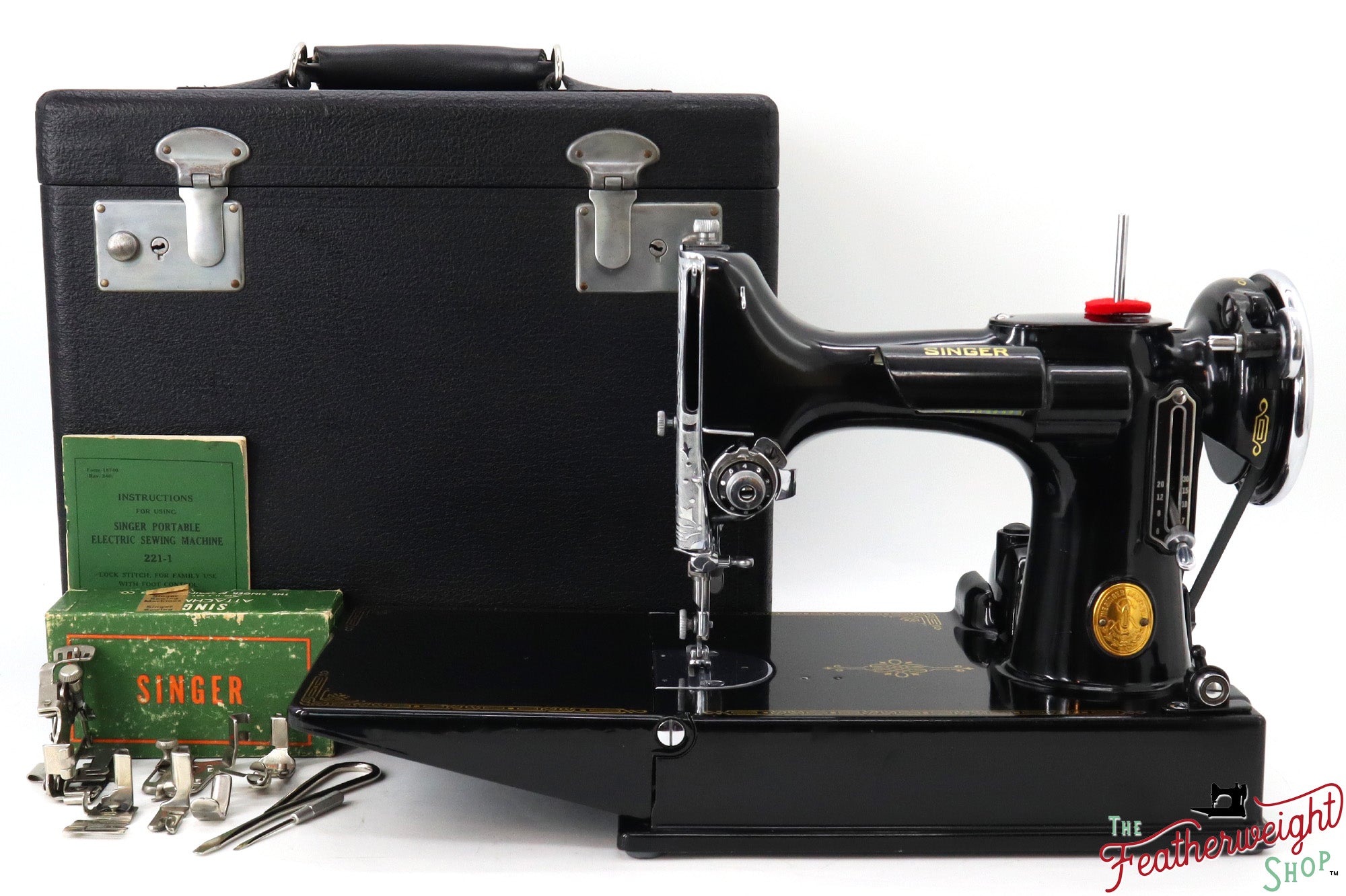 Singer Featherweight 221 Sewing Machine, AF575*** - 1940