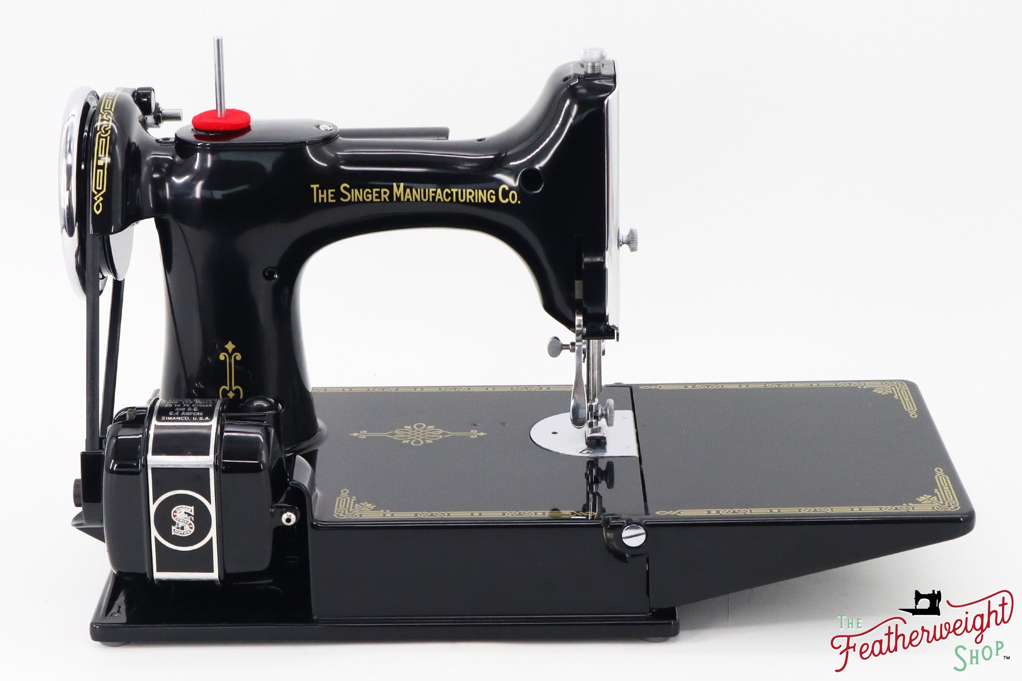 Singer Featherweight 221, "First-Run" 1933 AD54266* - Fully Restored in Gloss Black