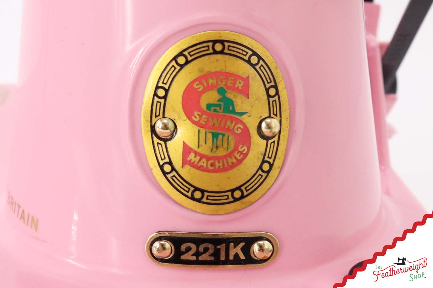 Singer Featherweight 221K, Red 'S', ES2397** - Fully Restored in Rosy Posy Pink