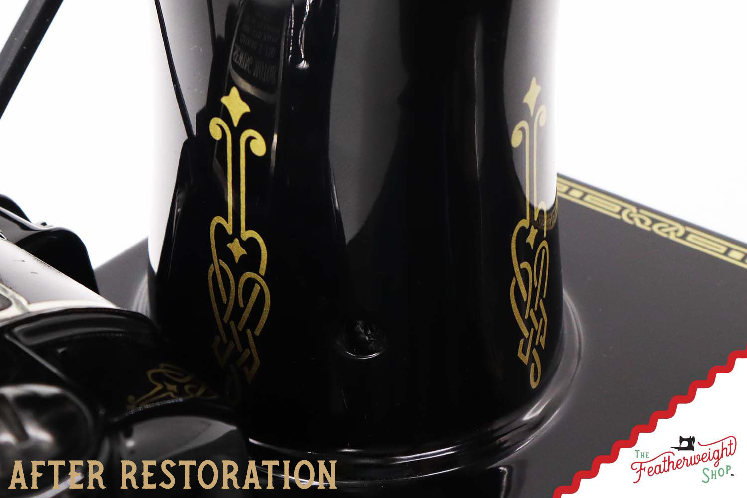 Singer Featherweight 221, "First-Run" 1933 AD5434** - Fully Restored in Gloss Black