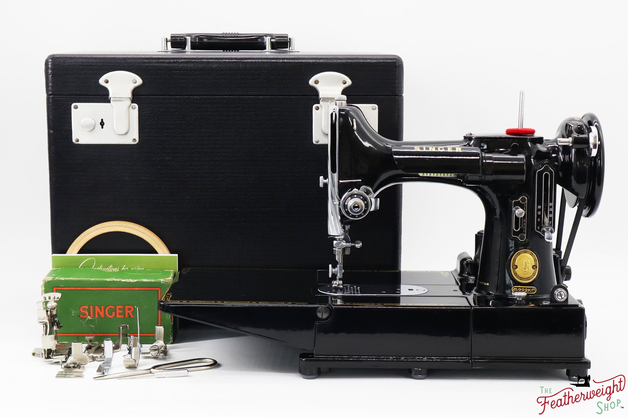 Singer Featherweight 222K Sewing Machine - EK3227**, 1955