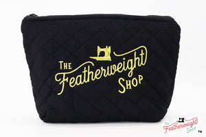featherweight shop logo on foot controller bag