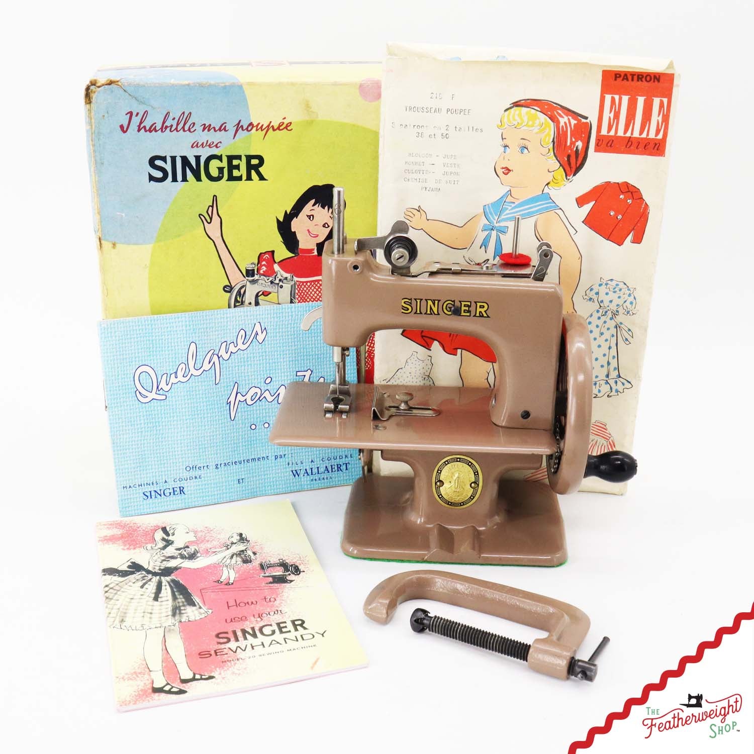 Singer Sewhandy Model 20-10 - Safari Brown, Complete Set! February Faire, 2026