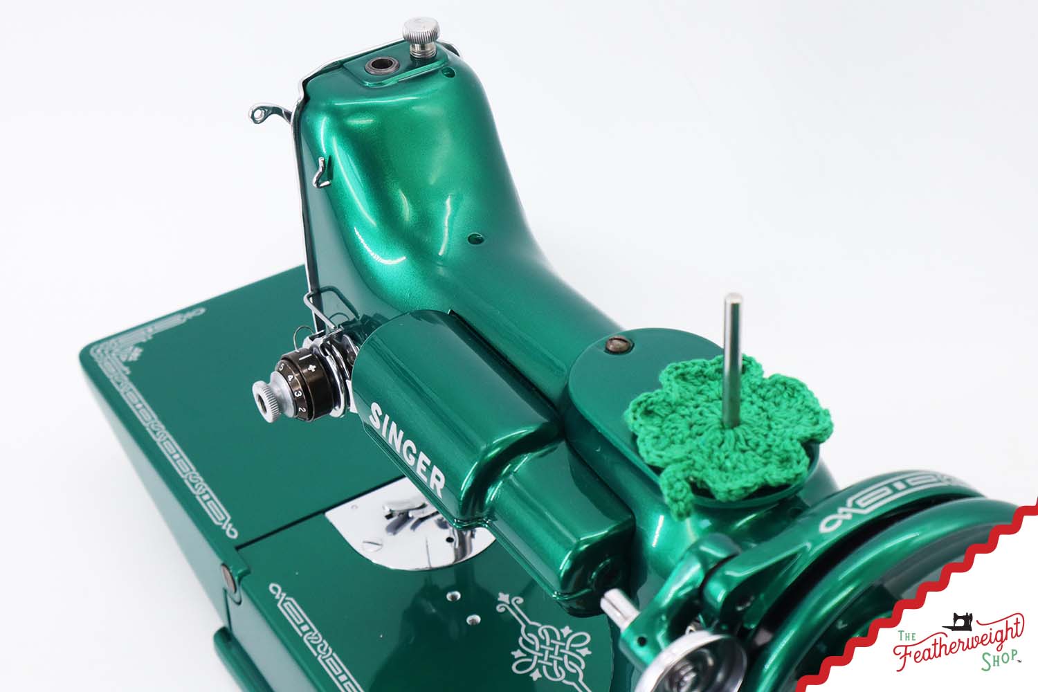Singer Featherweight 221 AH053*** - Fully Restored in Emeral Green