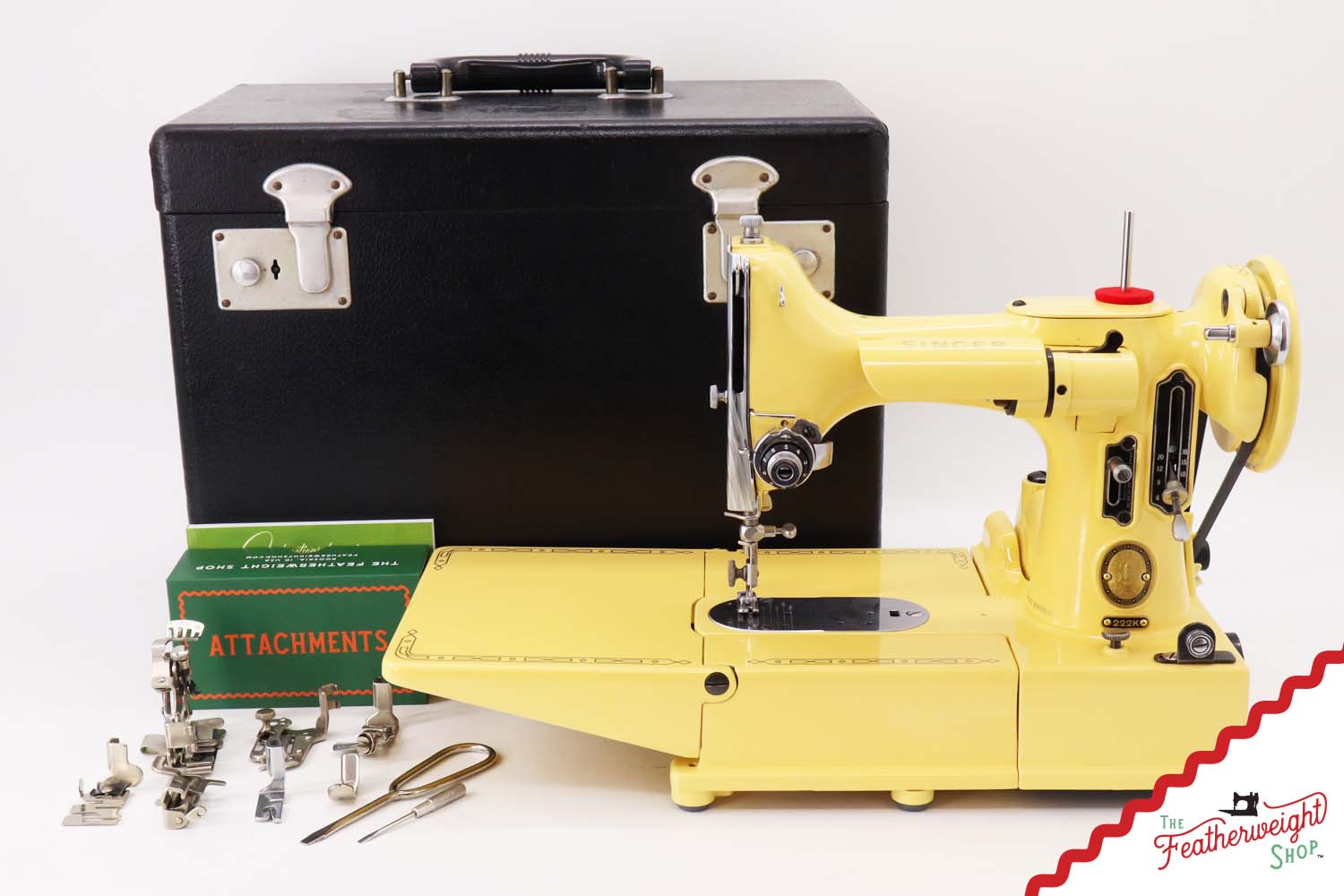 Singer Featherweight 222K - EL17783* - Fully Restored in Happy Yellow