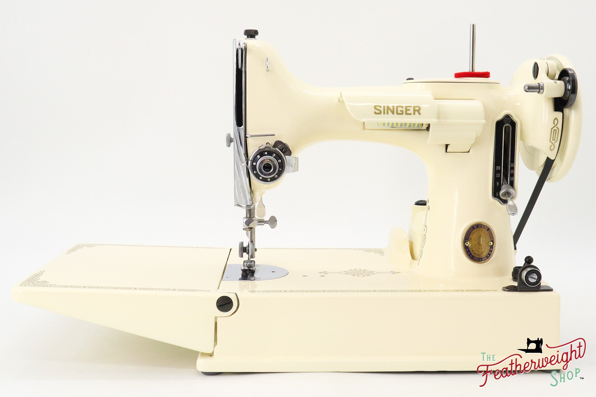 Singer Featherweight 221, Centennial - AK116*** - Fully Restored in Sugar Cookie