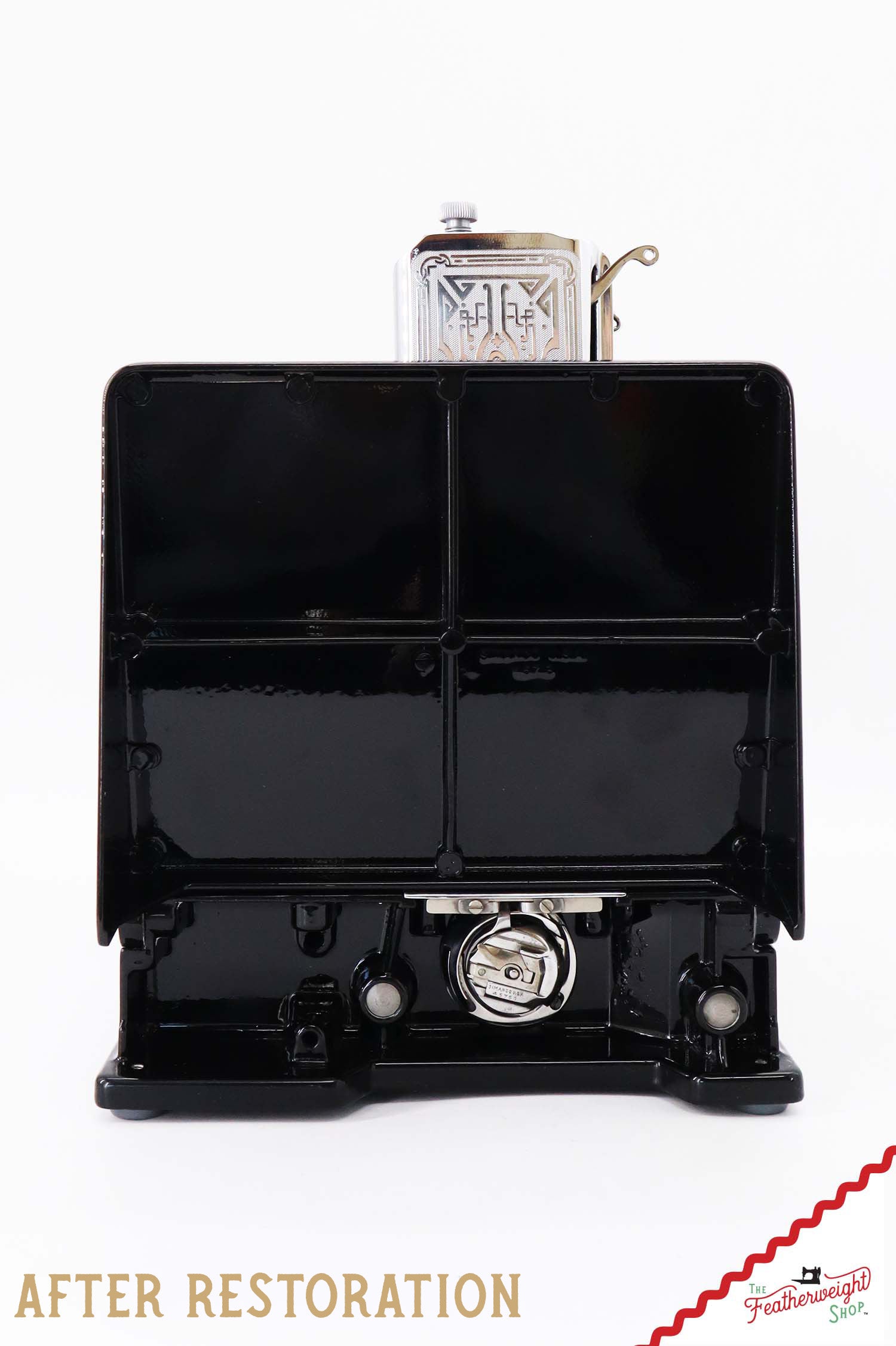 Singer Featherweight 221, "First-Run" 1933 AD5434** - Fully Restored in Gloss Black