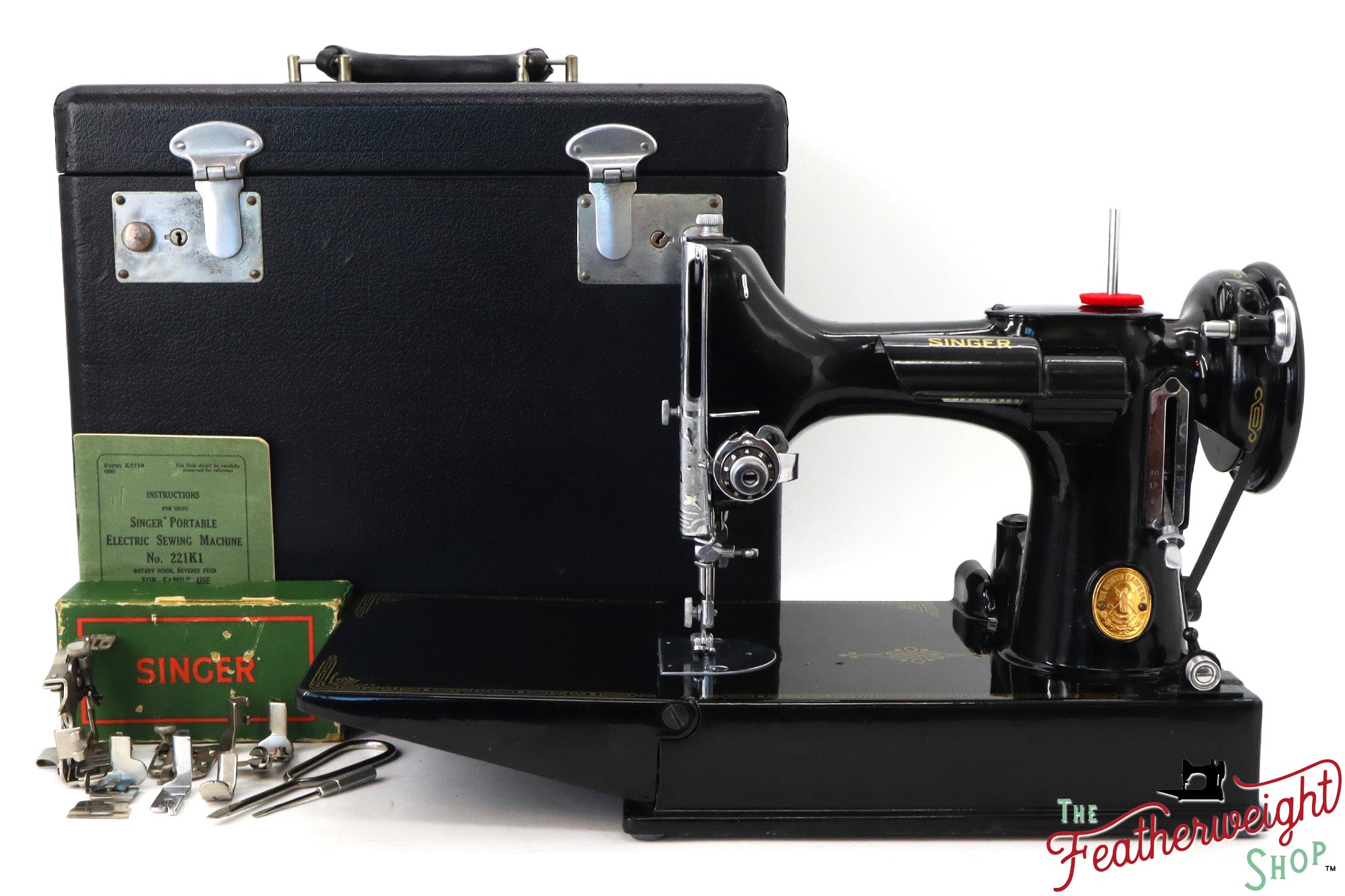 Featherweight 221K Sewing Machine, EF563*** - 1949