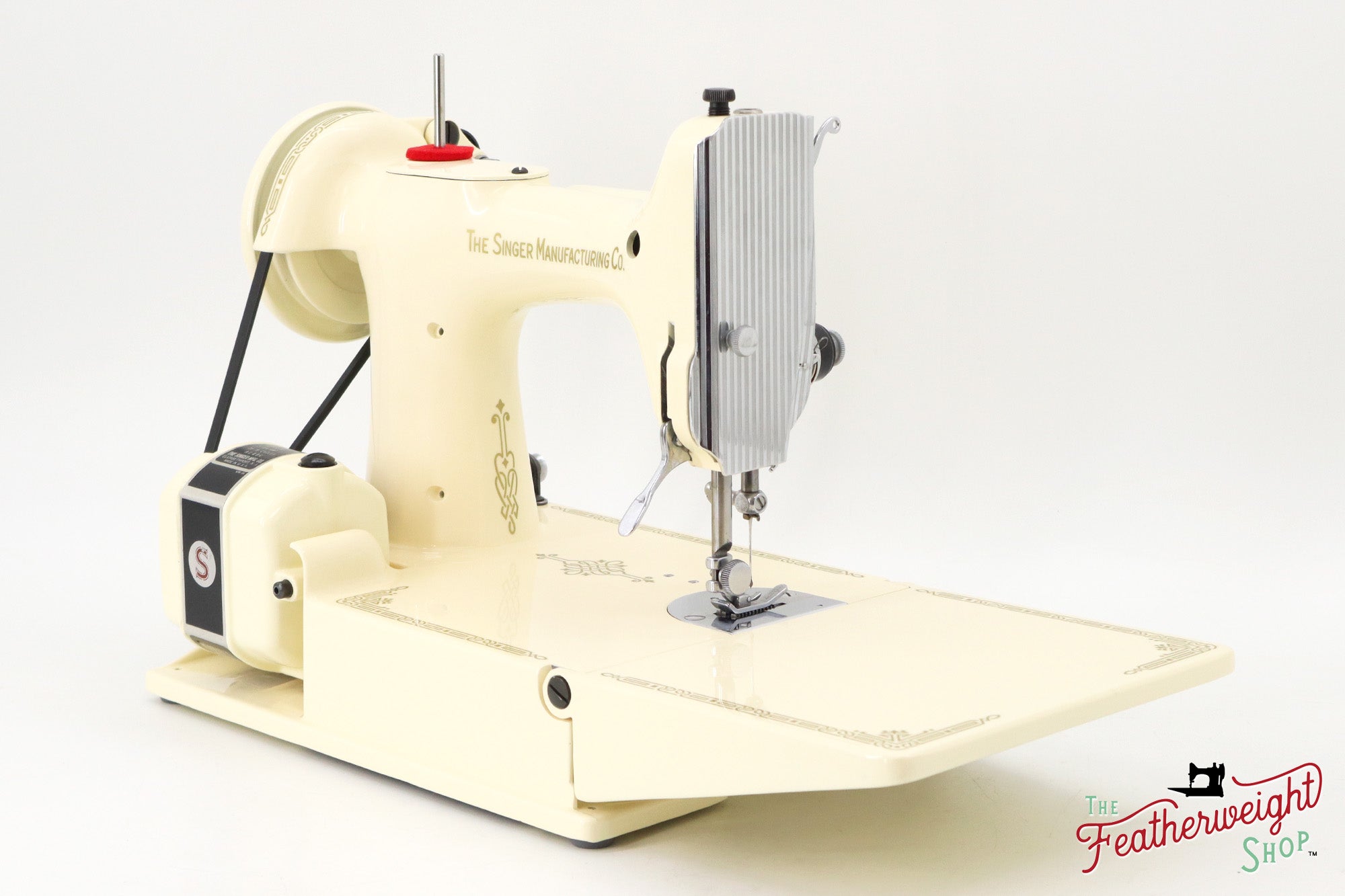 Singer Featherweight 221, Centennial - AK116*** - Fully Restored in Sugar Cookie