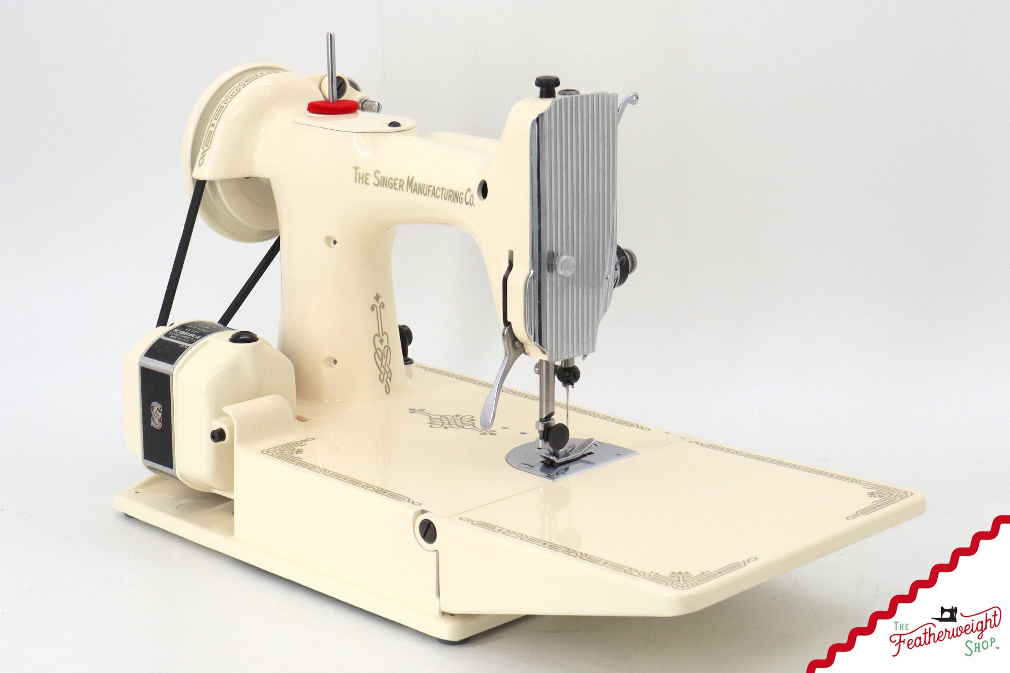 Singer Featherweight 221, AL0333** - Fully Restored in Sugar Cookie