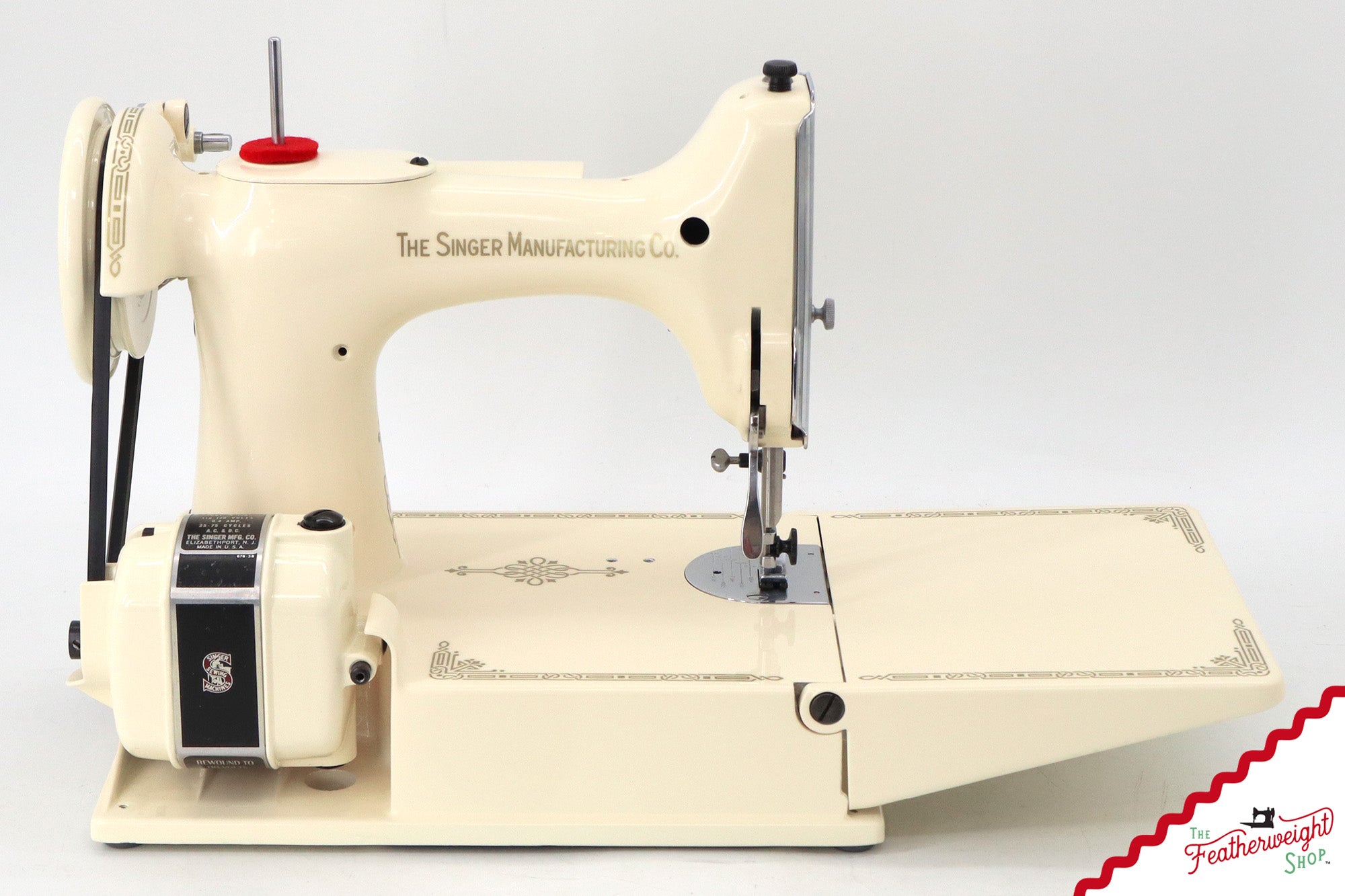 Singer Featherweight 221, AL0333** - Fully Restored in Sugar Cookie