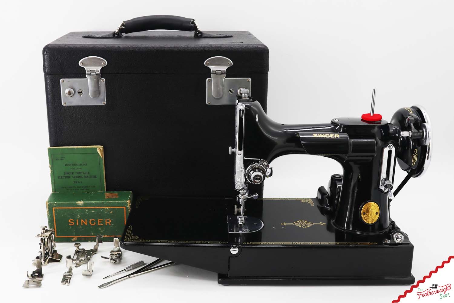 Singer Featherweight 221 Sewing Machine, AF252*** - 1939