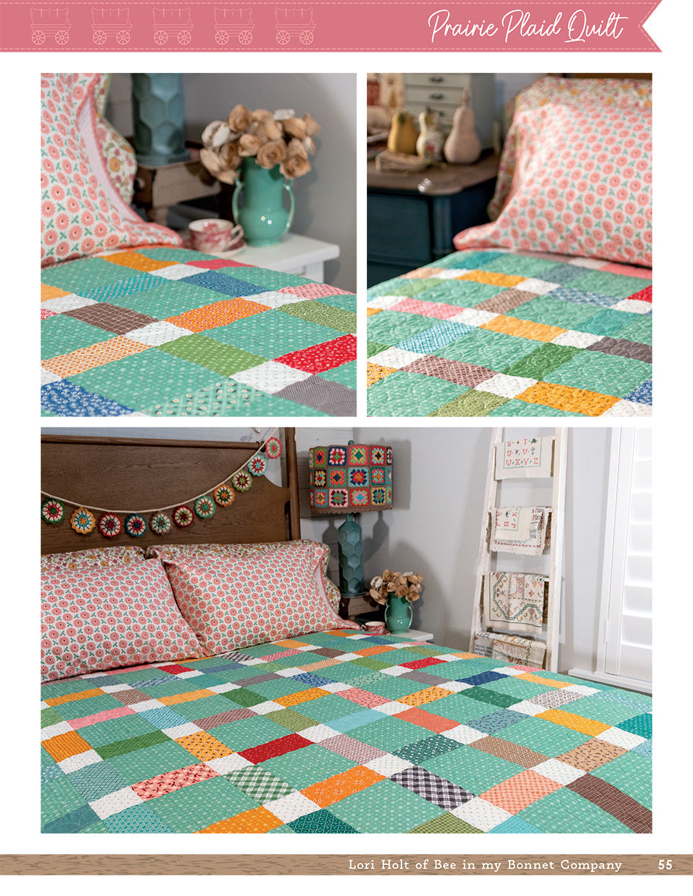 PATTERN BOOK, Prairie Home Quilt by Lori Holt