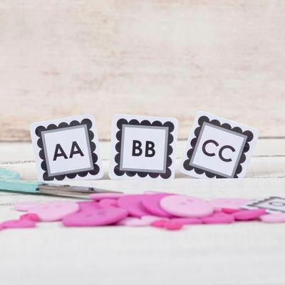 Alphabitties - Alphabet & Number Tags by It's Sew Emma