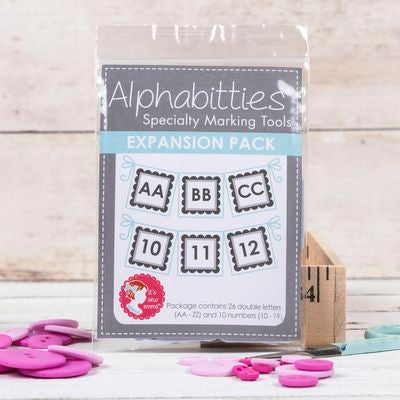 Alphabitties - Alphabet & Number Tags by It's Sew Emma