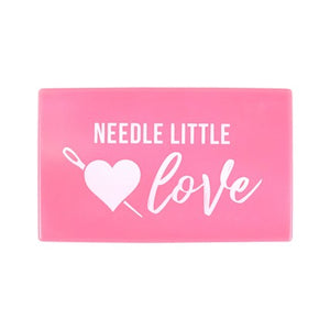 Needle Case, Magnetic "Needle Little Love" PINK