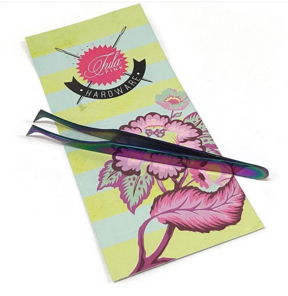 Tula Pink Hardware Swiss Style Tweezers - 4.5 Inch