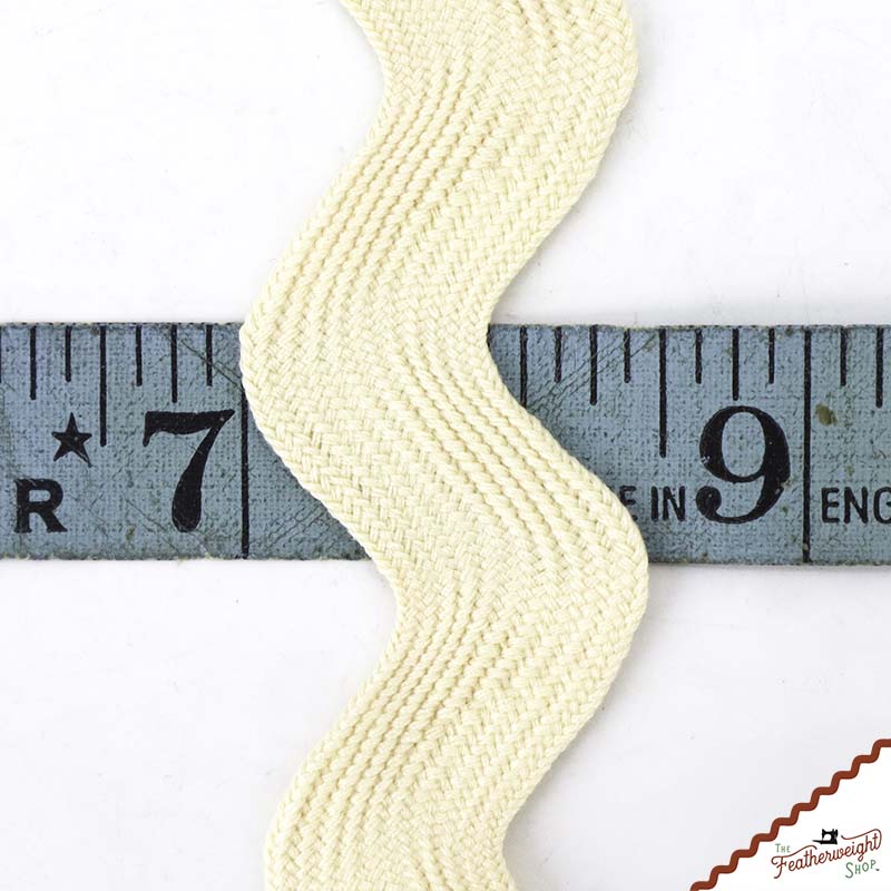 1 3/8" Inch JUMBO RIC RAC - IVORY (by the yard)