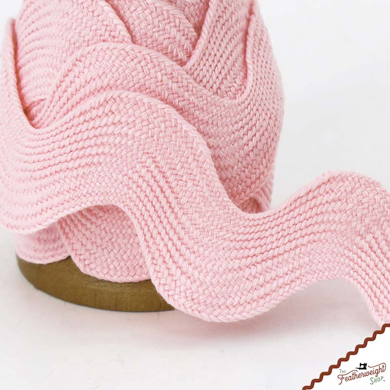 1 1/2" Inch JUMBO RIC RAC - LIGHT PINK (by the yard)