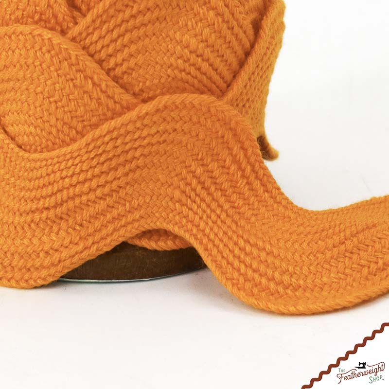 1 5/8" Inch JUMBO RIC RAC - ORANGE (by the yard)
