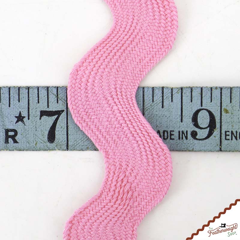 1 3/8" Inch JUMBO RIC RAC - PINK (by the yard)