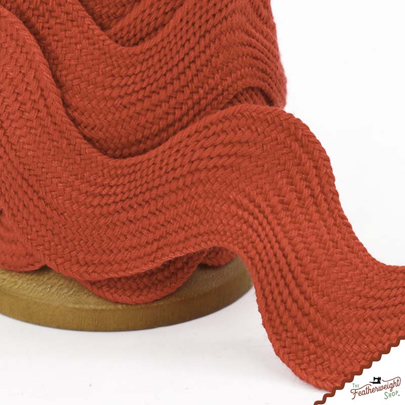 1 5/8" Inch JUMBO RIC RAC - RED (by the yard)