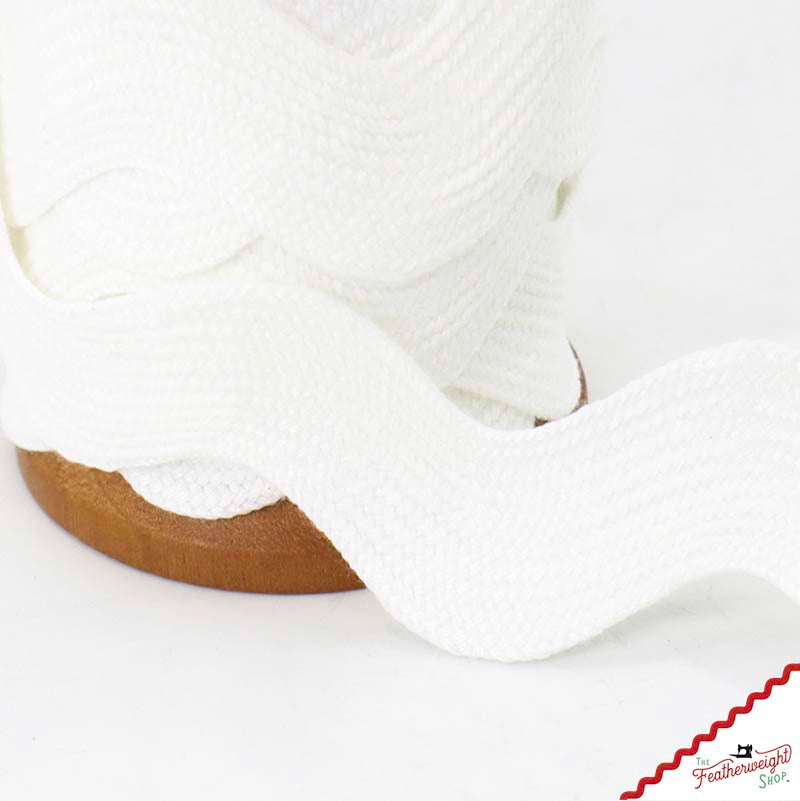 1 5/8" Inch JUMBO RIC RAC - WHITE (by the yard)