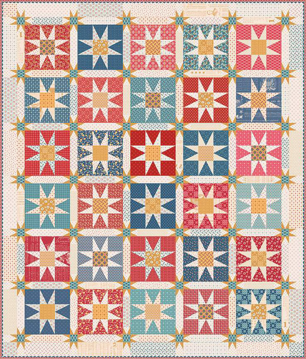 Quilt Kit, Boxed Set - Americana Spacious Skies by Lori Holt