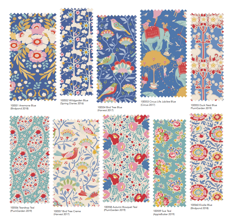 Fabric, Jubilee by Tilda - FAT QUARTER BUNDLE