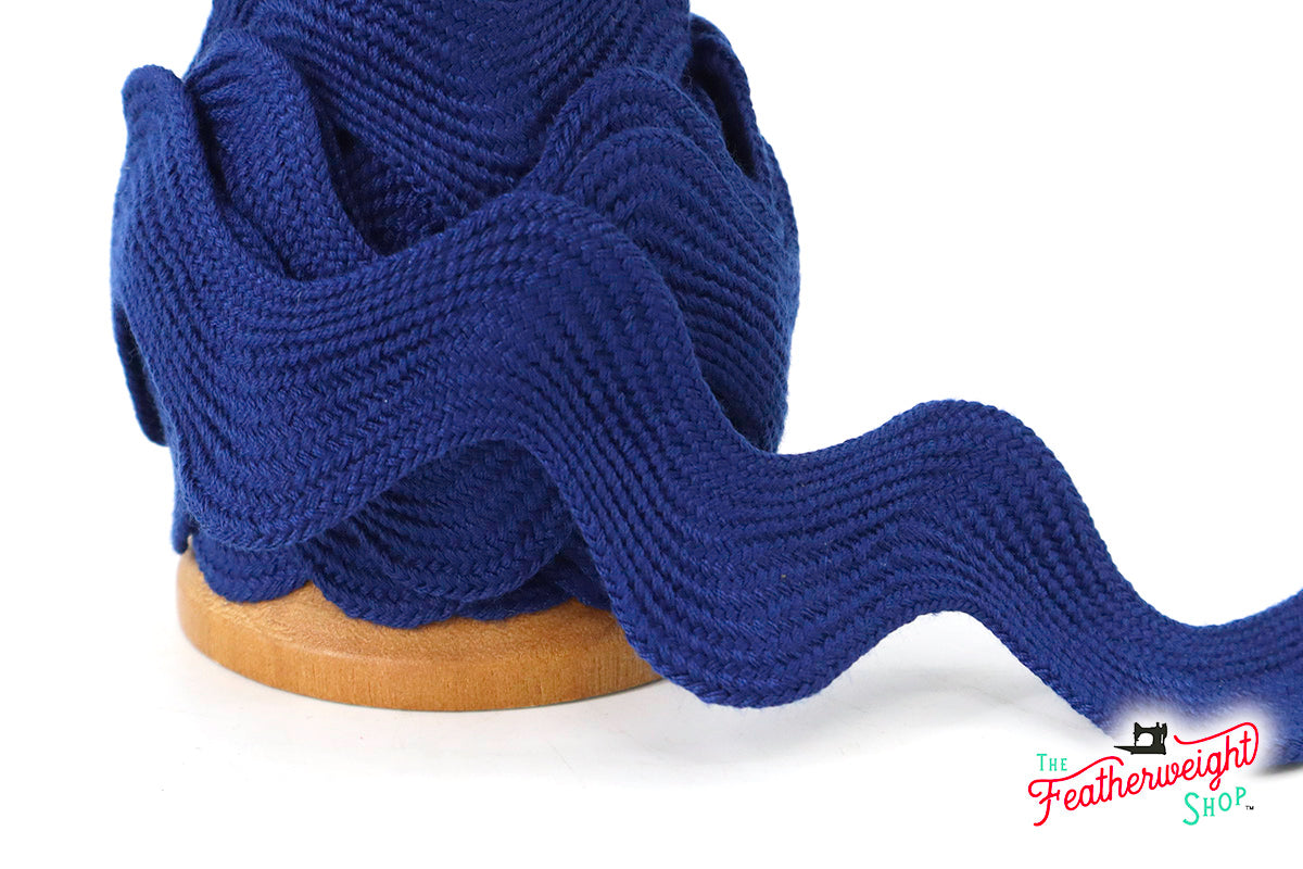 1 5/8" Inch JUMBO RIC RAC - NAVY (by the yard)