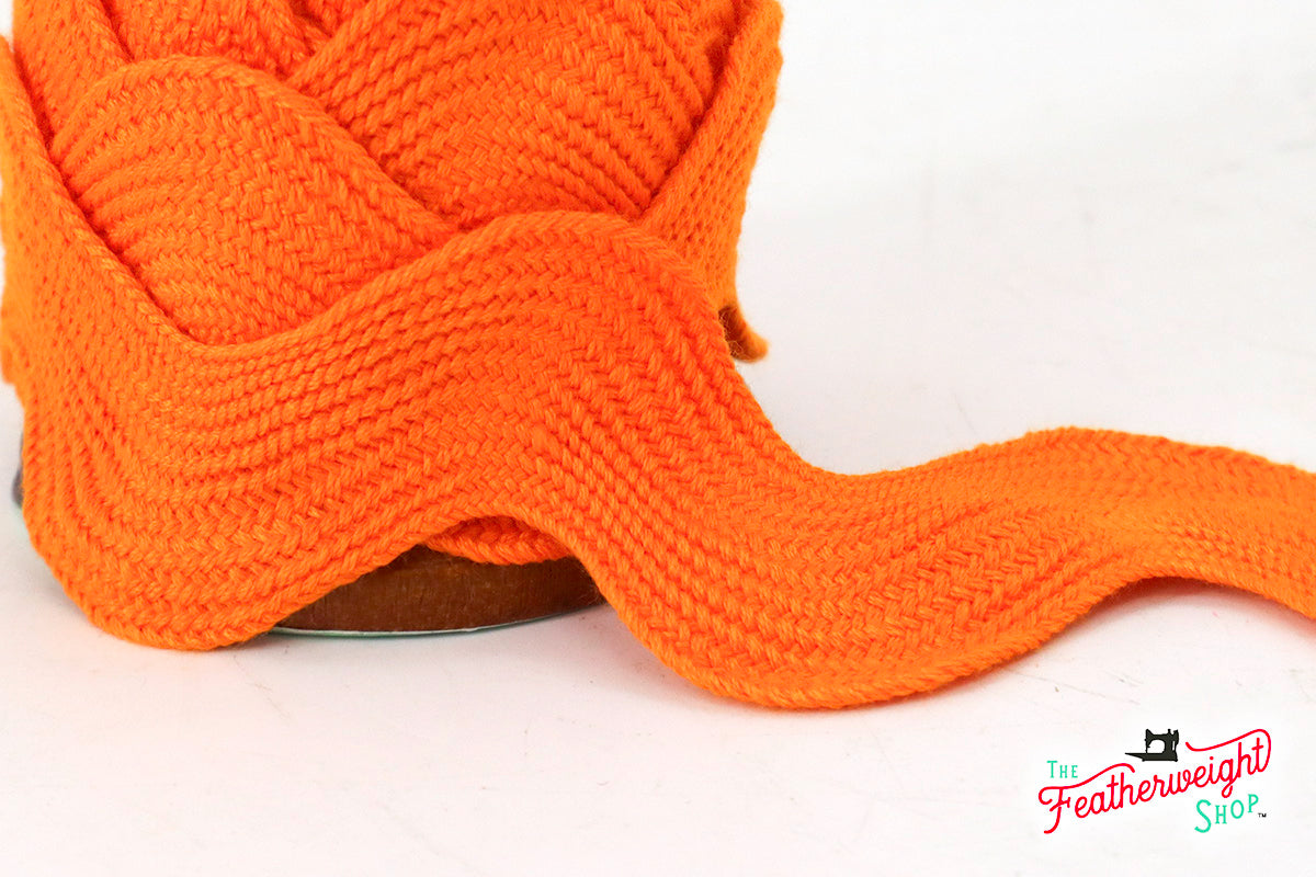 1 5/8" Inch JUMBO RIC RAC - ORANGE (by the yard)