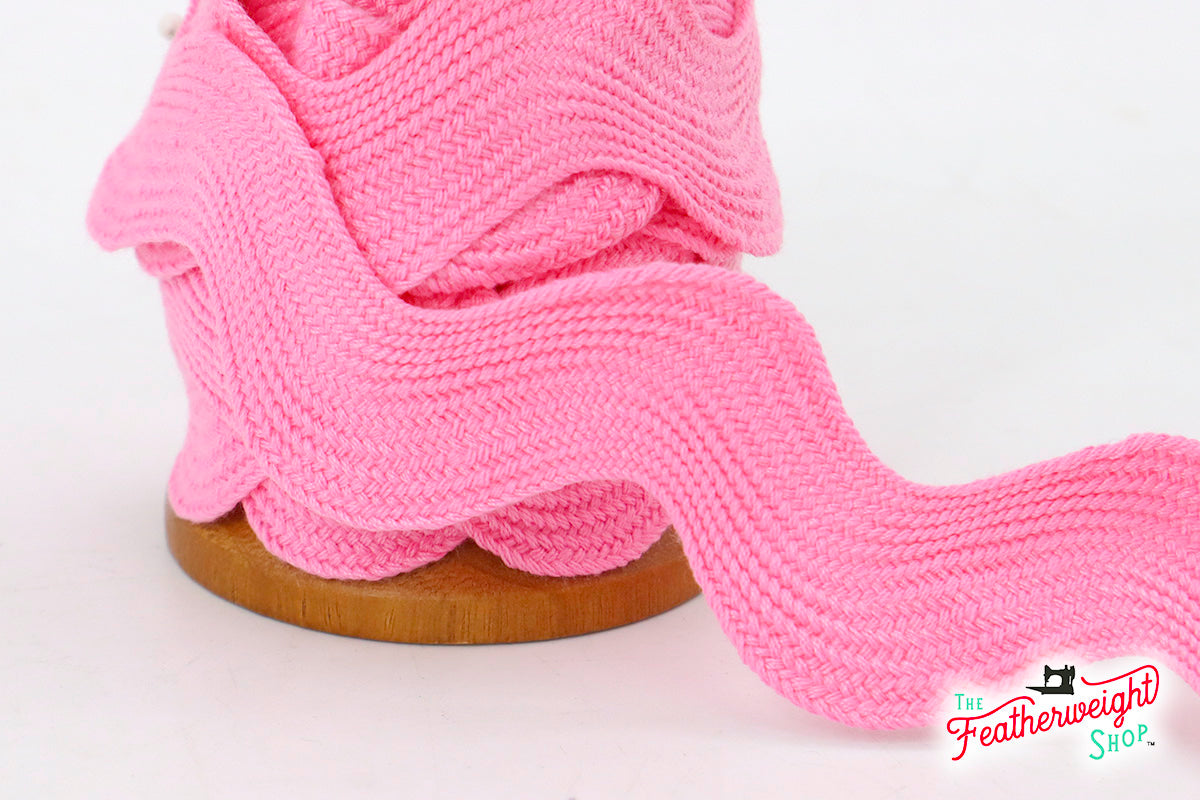 1 3/8" Inch JUMBO RIC RAC - PINK (by the yard)