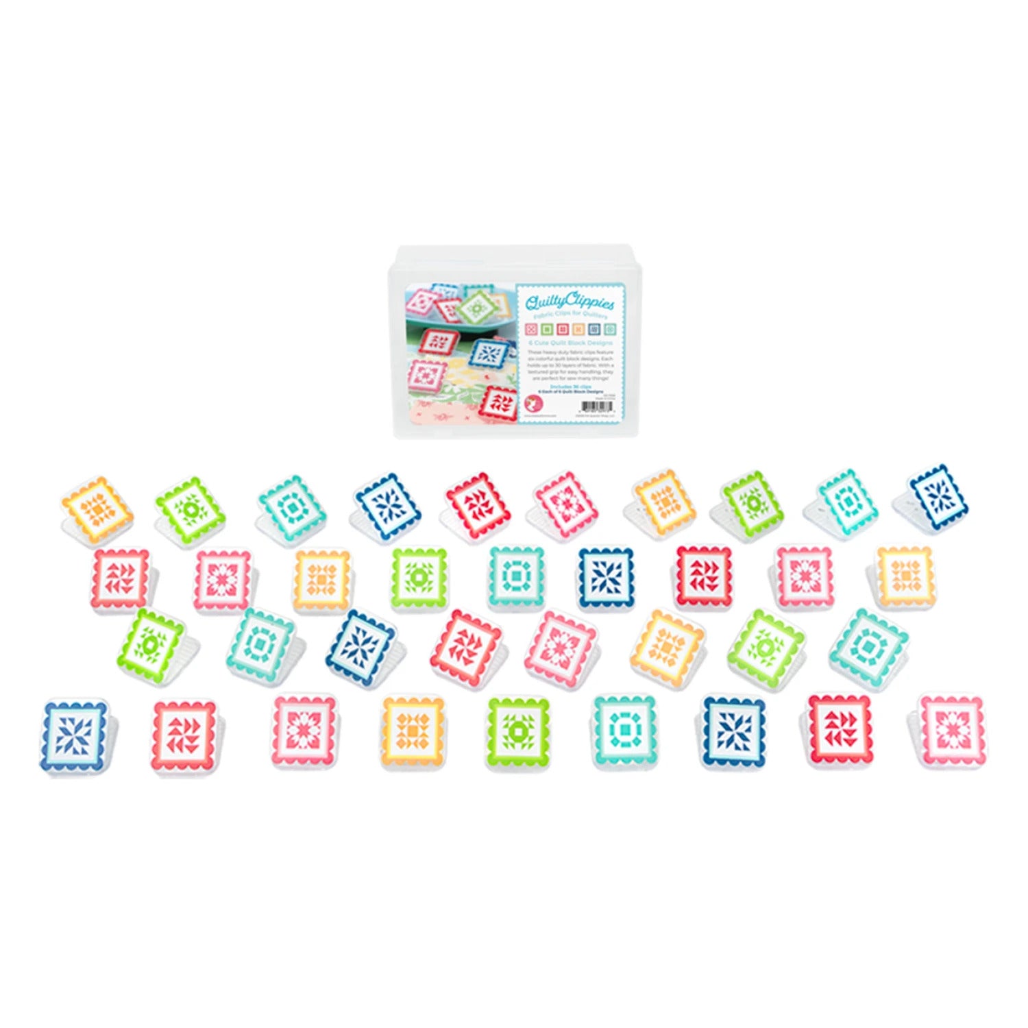 QuiltyClippies - Fabric Tag CLIPS by It's Sew Emma