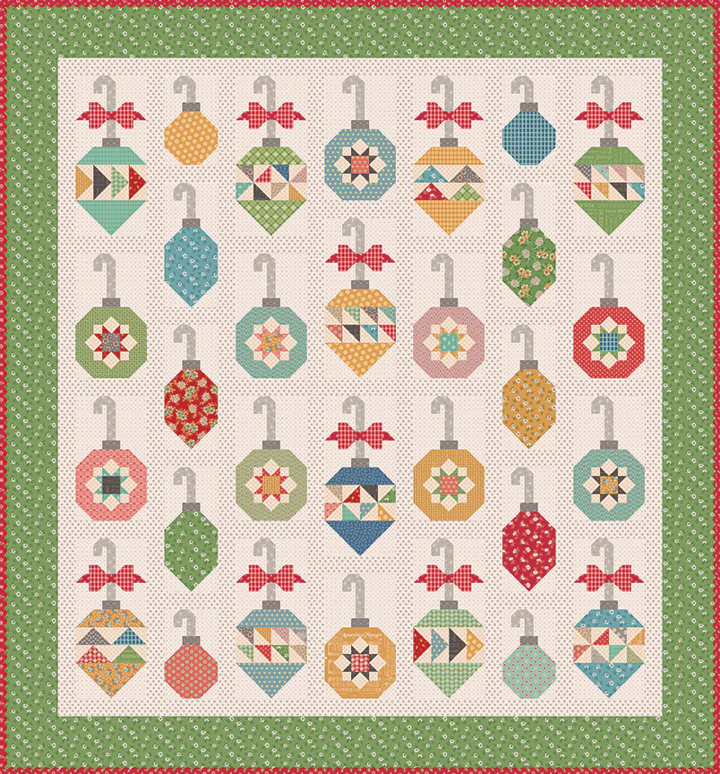 Quilt Kit, Boxed Set - Home Town Holiday Decorating the Tree by Lori Holt