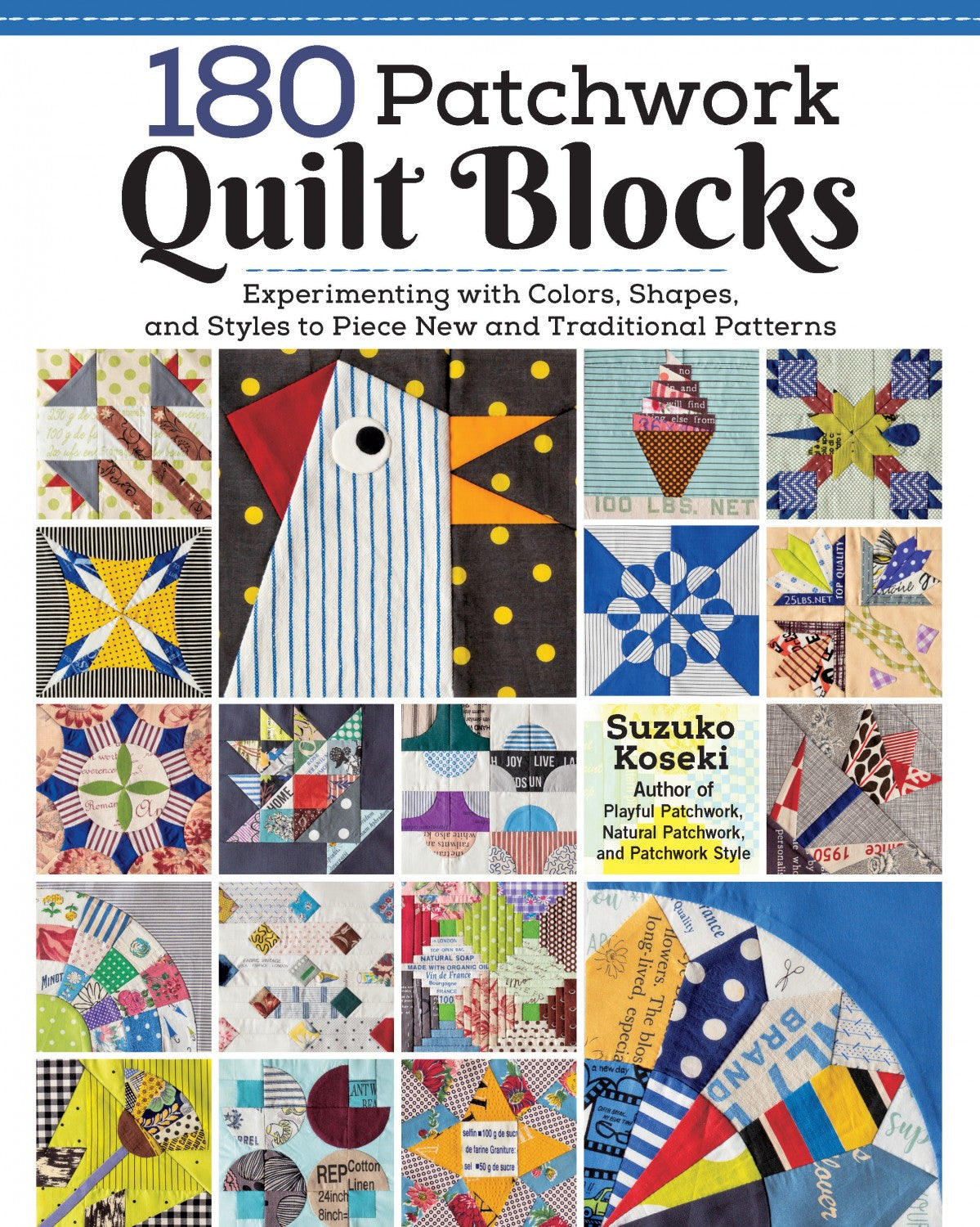 PATTERN BOOK, 180 Patchwork Quilt Blocks by Suzuko Koseki