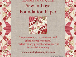 Load image into Gallery viewer, PATTERN - Foundation Paper Piecing Sheets SEW IN LOVE
