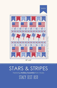 Stars & Stripes Quilt Pattern by Stacy Iest Hsu