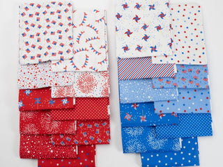 Load image into Gallery viewer, Fabric, Americana Holiday Essentials by Stacy Iest Hsu - FAT QUARTER BUNDLE