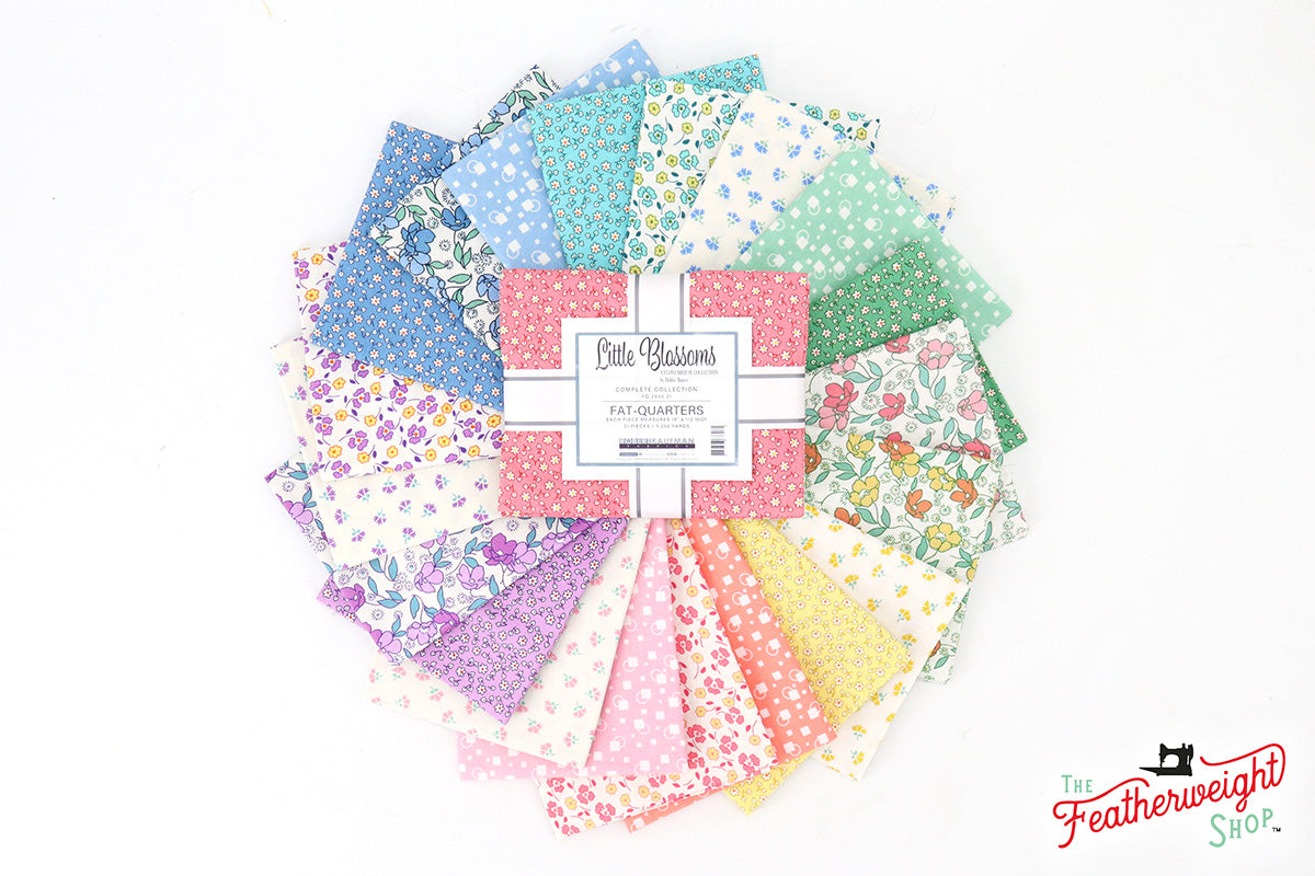 Fabric, Little Blossoms 1930's Flowerhouse Collection  - FAT QUARTER BUNDLE