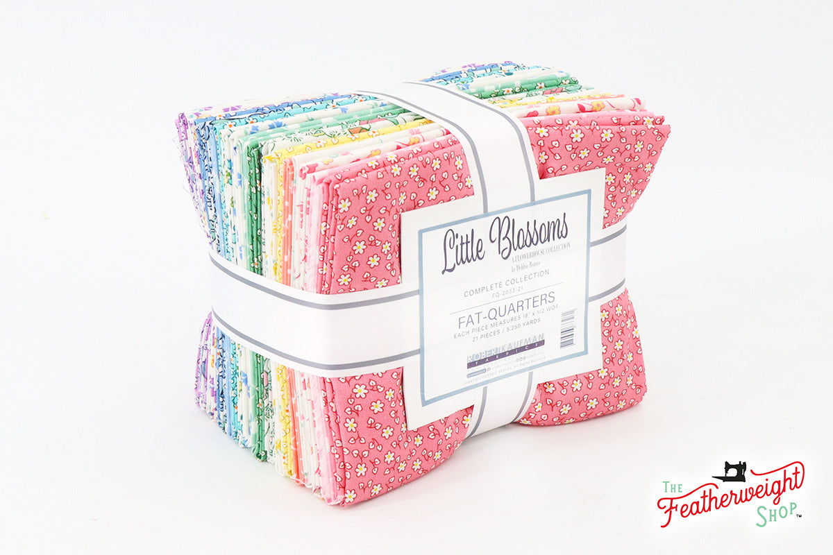 Fabric, Little Blossoms 1930's Flowerhouse Collection  - FAT QUARTER BUNDLE