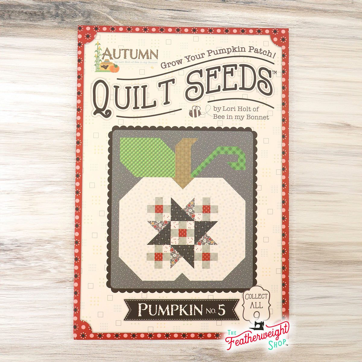 PATTERN, Autumn Quilt Seeds ~ Pumpkin No. 5 Block by Lori Holt