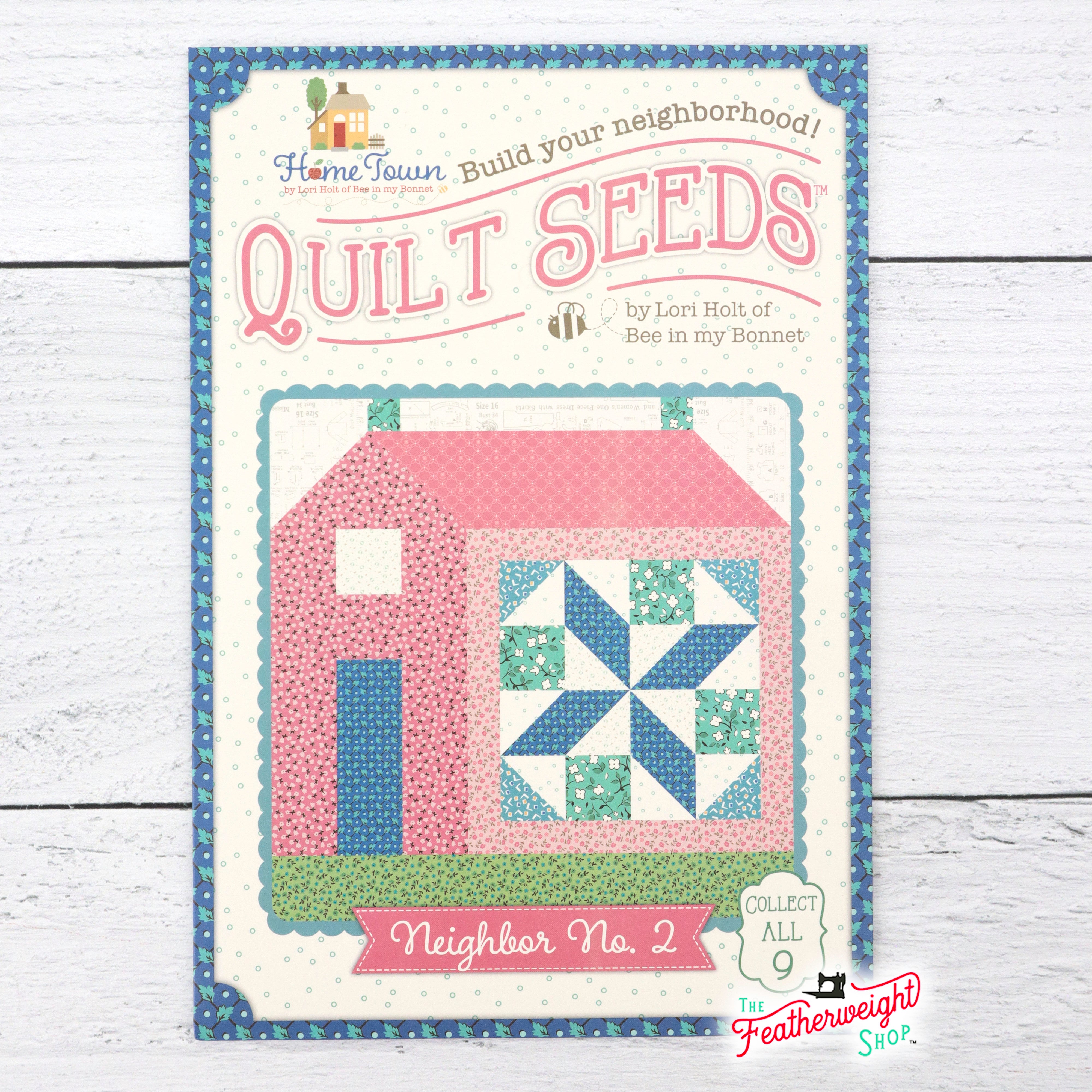 PATTERN, Home Town Neighbor #2 (Calico Quilt Seeds) Block Pattern by Lori Holt