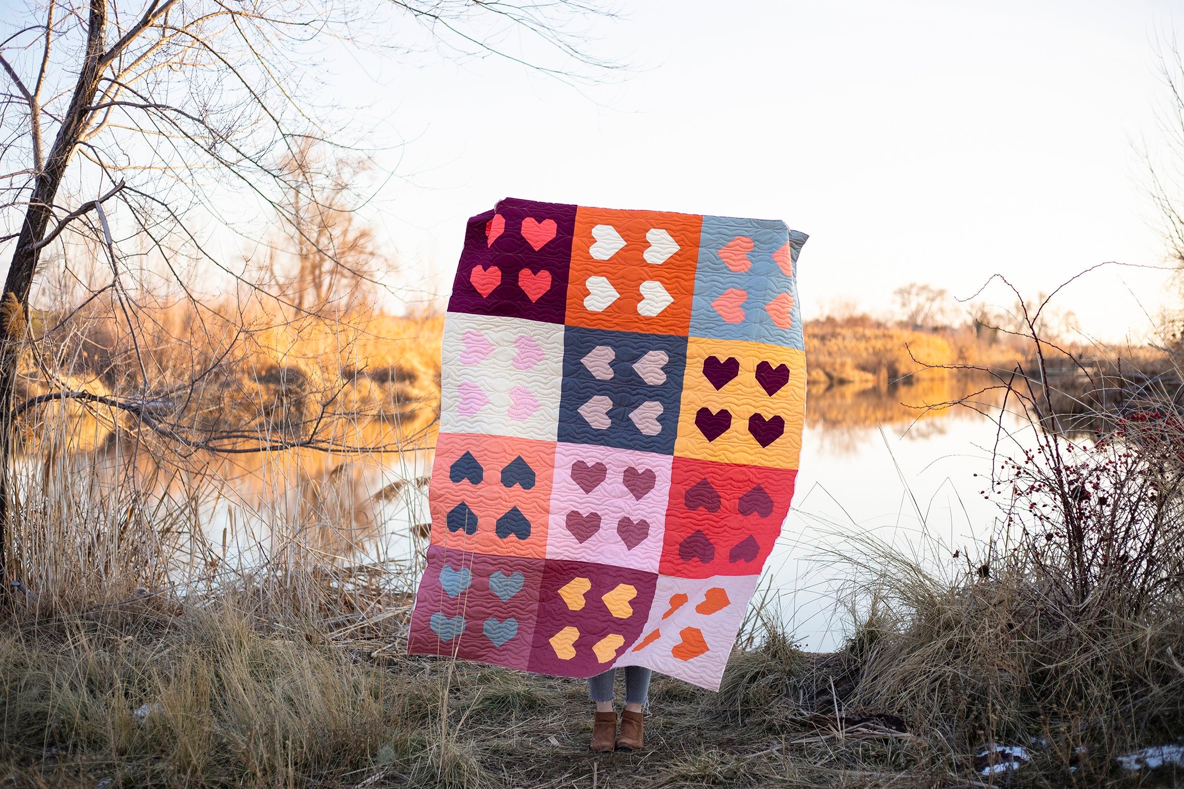 PATTERN, Love All Around Quilt by Taren Studios