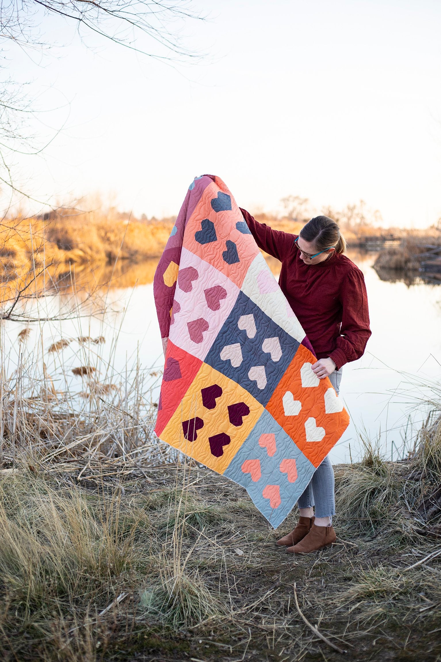 PATTERN, Love All Around Quilt by Taren Studios