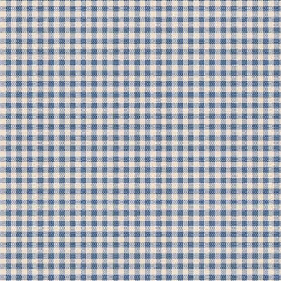 Fabric, Creating Memories Woven by Tilda - Gingham BLUE (by the yard)